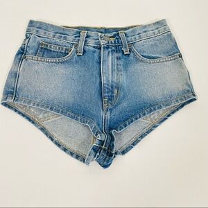 Carmar High Waisted Hot Shot Denim Shorts Size 24